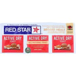 Yeast Active Dry Env 3Pk Case of 18 X 0.75 Oz By Red Star