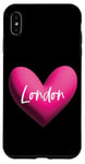 Coque pour iPhone XS Max London Rose Nom Cœur Love Woman Girl Friend England UK