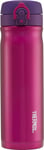 Thermos Stainless Steel Direct Drink Flask, 470 ml - Pink