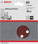 Bosch C430 Grit: 60 Sanding Disc Sheet Set 125mm, 8 Hole, Pack of 5  2608605641