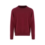 Just Hoods Graduate Heavyweight Sweat - tröja - Burgundy - XS