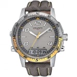 Montre Vagary Homme IP3-017-60 Quartz  Multifonctions Acier