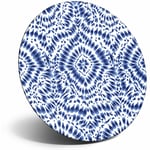 Awesome Fridge Magnet - Blue White Tie Dye Pattern Retro Cool Gift #14869