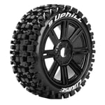 Louise RC B-Uphill Soft (17mm Hex) 1/8 RC Buggy Wheels & Tyres (Pair)