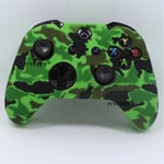 Vihreä Camo-Soft silikonikuminen suojakuori Microsoft Xbox One -ohjaimen peliohjaimelle Musta Vihreä Sininen Punainen Camo