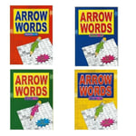 Set Of FOUR Arrow Word General Knowledge Adult Crossword Quiz 67 Puzzles Books