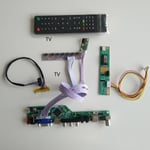 Écran LCD LED pour TV, HDMI, USB, VGA, AV 1, CCFL, carte contrôleur, pilote, LP154WX4-TLC3 x 800, kit d'affichage