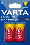 VARTA Longlife Max Power C / LR14 batteri, 2-pack