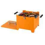 Tepro Barbecue au Charbon de Bois Cube Orange