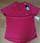 Adidas Womens Running Top Fitness T-Shirt MIX FAB DU1878 UK Large New (A13)