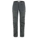 Fjallraven 86705-050 Keb Trousers Curved W Pants Women's Basalt Size 48/L