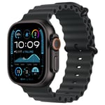 Apple Watch Ultra 2 GPS + Cellular 49 mm - Titane Noir - Bracelet Océan Noir