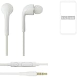 Ecouteurs pour LG Electronics G8X THinQ headset casques in ear plug blanc