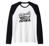 Iowa State Life Changing Funny Iowa Raglan Baseball Tee