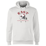 East Mississippi Community College Helmet Hoodie - White - M - White