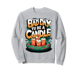 Advent Wreath Candles Christmas Day Ironic Fourth Advent Sweatshirt