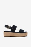 Tommy Hilfiger - Sandaler Mid Wedge Sandal - Blå