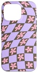 Coque pour iPhone 16 Pro Danish Pastel Esthetic Copenhagen Flower Market Check Twist