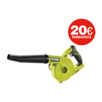 Souffleur d'atelier RYOBI 18V One+ sans batterie ni chargeur R18TB-0