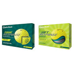 TaylorMade Unisex's Tour Response Golf Ball, Yellow, One Size & Unisex's Soft Response Golf Ball, Yellow, One Size
