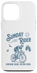 Coque pour iPhone 13 Pro Max Vélo rétro pour cycliste Sunday Ride Club Racing