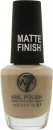 W7 Matte Nail Polish 15ml - 158 Matte Latte