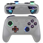 eXtremeRate Multi-Colors Luminated Thumbsticks D-pad ABXY ZR ZL L R Classic Symbol Buttons DTFS LED Kit for Nintendo Switch Pro Controller - 9 Colors Modes 6 Areas DIY Option Button Control