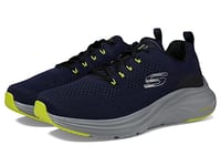 Skechers Homme Vapor Foam Tissu Oxford, Bleu Marine, Vert Citron, 39.5 EU