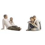 Willow Tree Father and Daughter Figurine & Tree That's My Dad Figurine