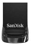 SanDisk 1TB Ultra Fit USB 3.2 Flash Drive, USB stick, Memory stick up to 400 MB/s read speeds, For Laptops and Game Consoles, Plug-and-Stay, RescuePRO data recovery software, Black