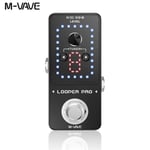 M-VAVE Guitar Effect Pedal Looper Pro 9 Loops 40 Minutes Recording Loop Station