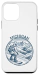 Coque pour iPhone 12 mini Michigan Snowboard Snowboarder