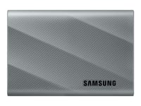 Samsung T9 Mu-Pk4t0g - Ssd - Kryptert - 4 Tb - Ekstern (Bærbar) - Usb 3.2 Gen 2X2 (Usb-C Kontakt) - 256-Bit Aes - Grå