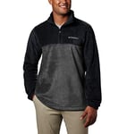 Columbia Steens Mountain Half Zip Men's Fleece Pull Over, Colour Black/Grill, Size L