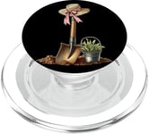 Pelle de jardinage avec nœud Coquette pour la fête des mères PopSockets PopGrip pour MagSafe