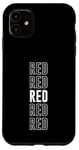 Coque pour iPhone 11 Rouge