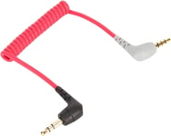 Câble Audio Auxiliaire 3,5Mm, Cordon enroulé 3,5Mm Mâle vers 3,5Mm TRRS Mâle, Cordon de Raccordement pour Microphone 3,5Mm pour Téléphones, Tablette, Rode SC7, VideoMic, VideoMicro