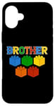 Coque pour iPhone 16 Plus T-shirt humoristique Brother Master Builder Bricks Blocks