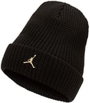 Nike Men's Jordan Utility Jm Beanie, Black/Metallic Gold, One Size