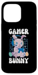 Coque pour iPhone 14 Pro Max Lapin de jeu de Pâques - Design de jeu de Pâques pour garçons et filles