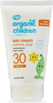 Green People Organic Children Scent Free Sun Cream SPF30, 150 ml