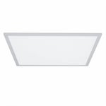 Panneau led plafonnier lumière du jour plafonnier lumière du salon télécommande, fonction mémoire cct dimmable, carré blanc plat, 1x led 35W 2870Lm