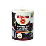 Peinture monocouche spéciale appuis de fenêtre Ton pierre mat 0.75L ALPINA