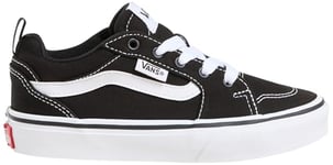 Vans Mixte Enfant Filmore Basket, Canvas Black White, 34 EU