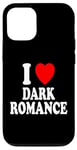 Coque pour iPhone 12/12 Pro I Heart (Love) Dark Romance Reading Romans Livres