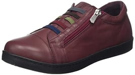 Andrea Conti Baskets pour Femme, Bordeaux, 40 EU