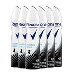 Rexona Rexona Invisible Aqua Déodorant Antisudorifique Spray - 900ml (6 x 150 ml)