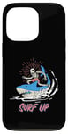 iPhone 13 Pro Surf Up Skeleton Surfer Case