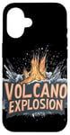 iPhone 16 Feel the Fury of a Massive Volcano Explosion Outfit Case