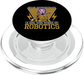 Never Underestimate A Girl Artificial Intelligence Robotics PopSockets PopGrip for MagSafe